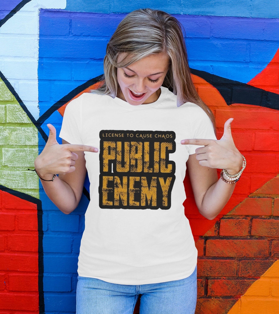 License To Cause Chaos Public Enemy T-Shirt
