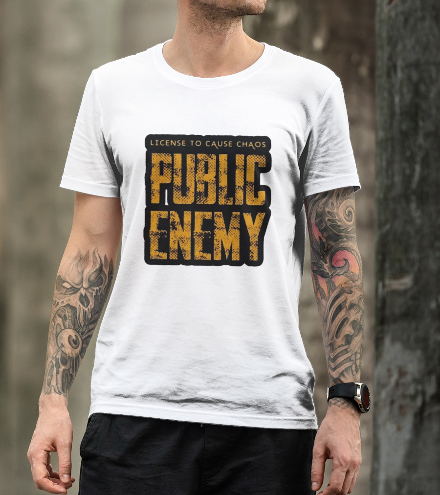 License To Cause Chaos Public Enemy T-Shirt