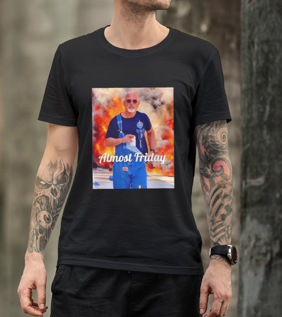 Almost Friday Clash Los Angeles California Explosive T-Shirt