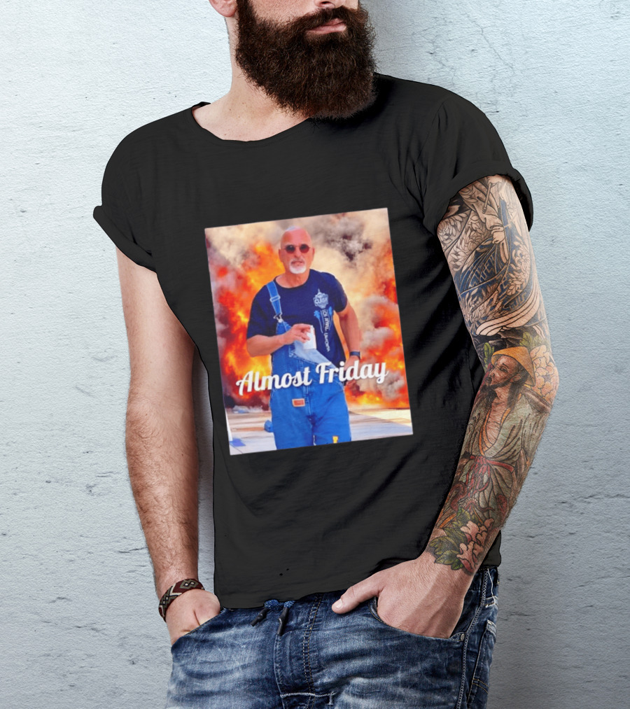 Almost Friday Clash Los Angeles California Explosive T-Shirt