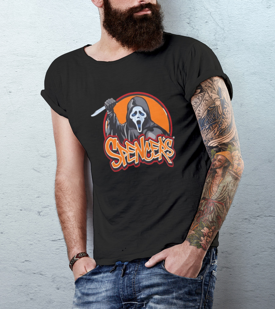 Ghost Face Spencers Halloween 2026 T-Shirt