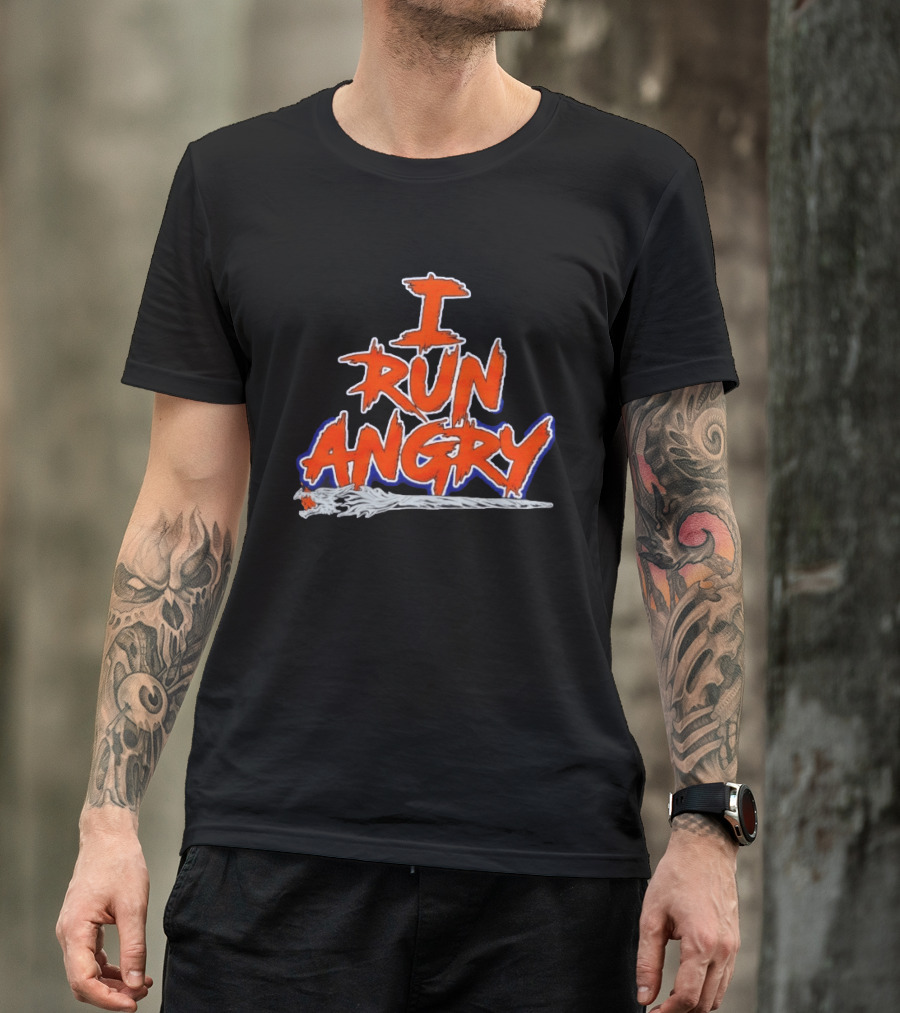 Kyle Monangai Chicago Bears I Run Angry 2026 T-Shirt