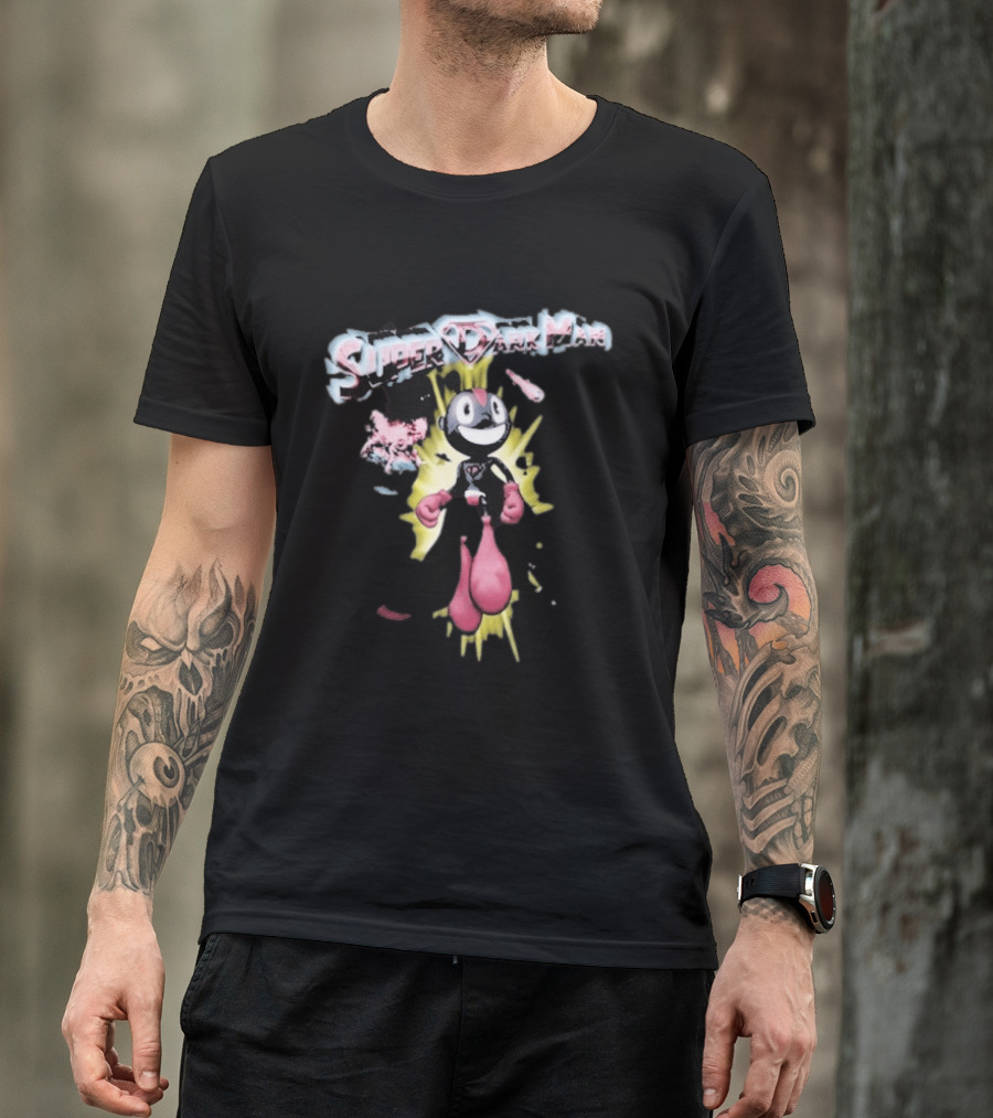 Super Dark Man Lil Darkie Character Art Explosion T-Shirt
