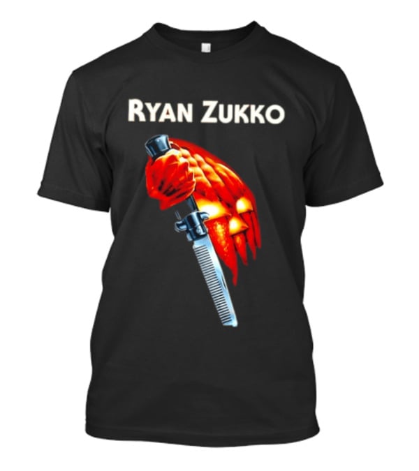 Ryan Zukko Killer Pumpkin Comb Halloween T-Shirt