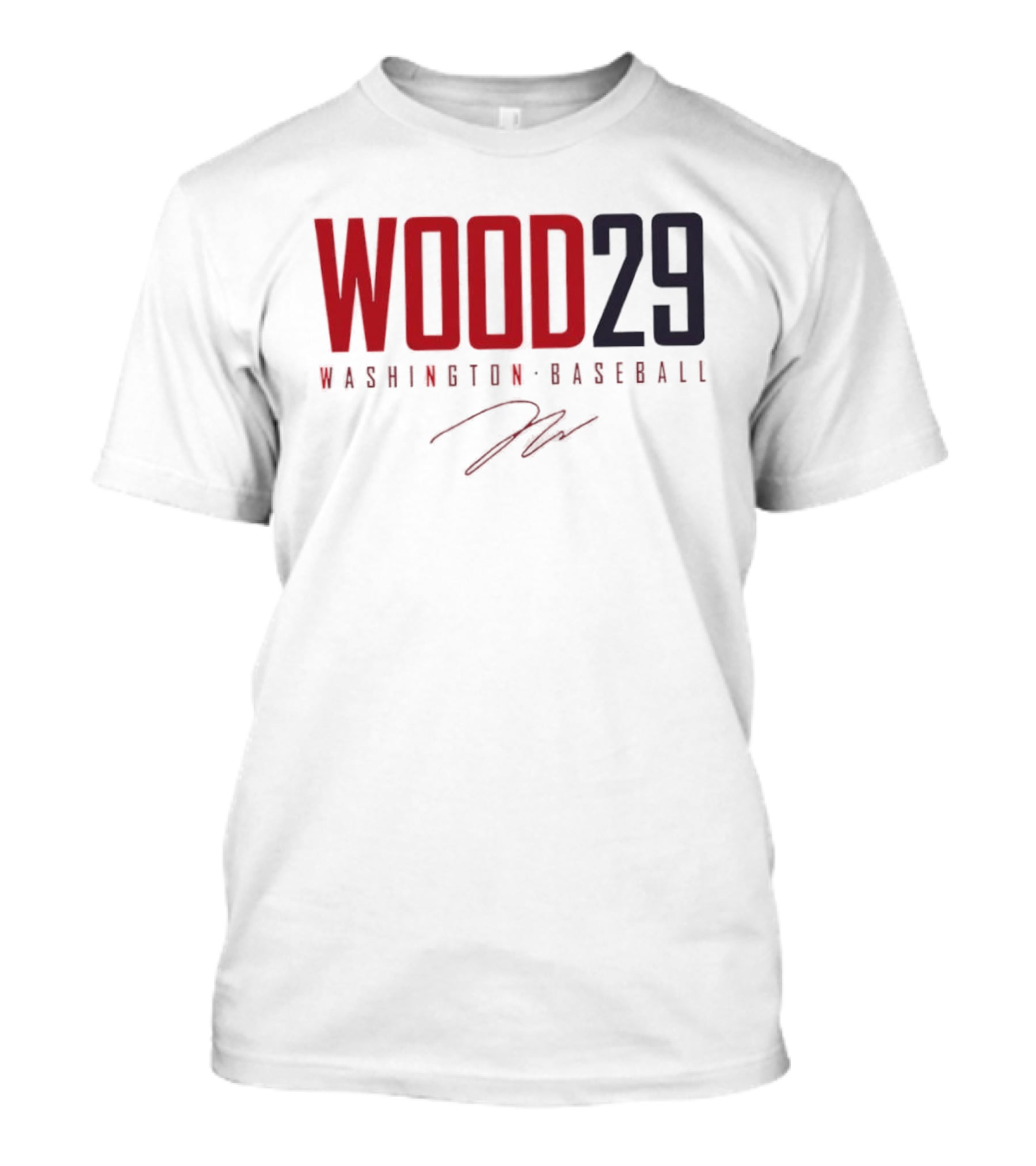 Wood 29 Washington Baseball T-Shirt