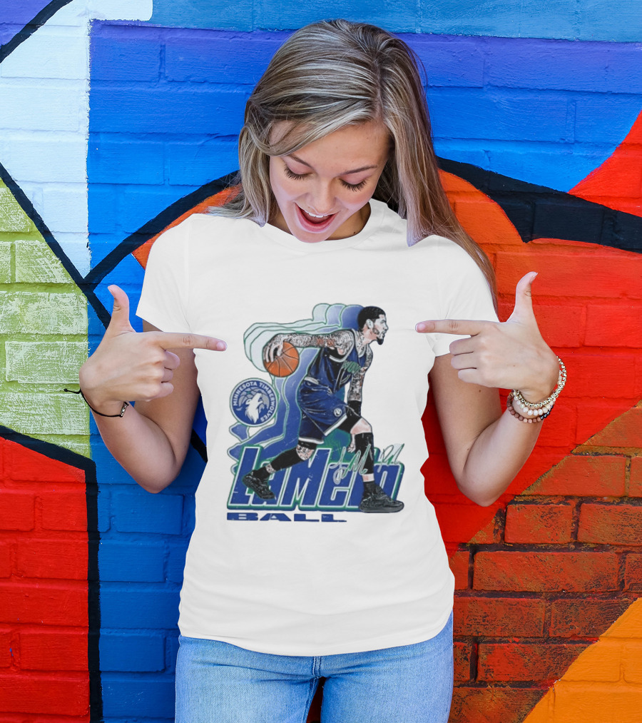 Minnesota Timberwolves LaMelo Ball 2026 Basketball T-Shirt