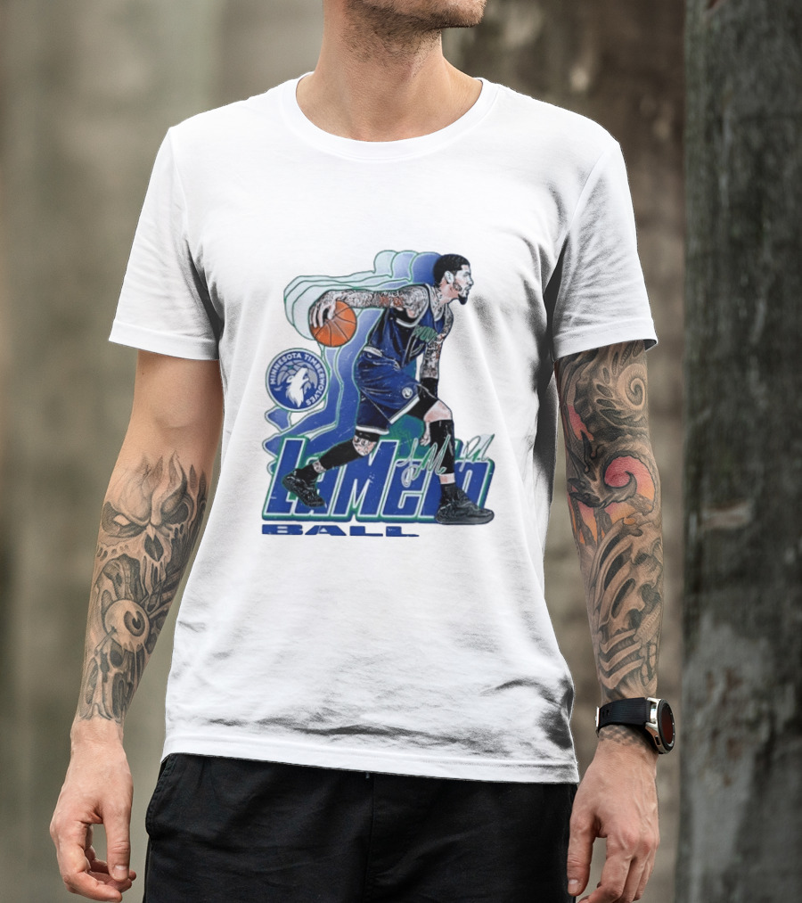 Minnesota Timberwolves LaMelo Ball 2026 Basketball T-Shirt