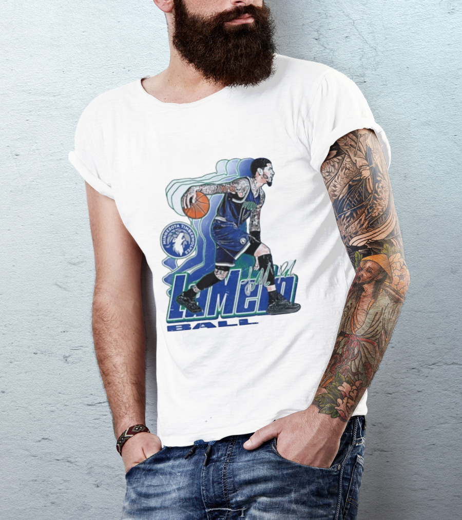 Minnesota Timberwolves LaMelo Ball 2026 Basketball T-Shirt
