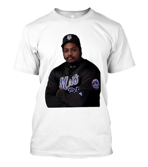 New York Mets Baseball Player 25 MLB Jersey Black T-Shirt