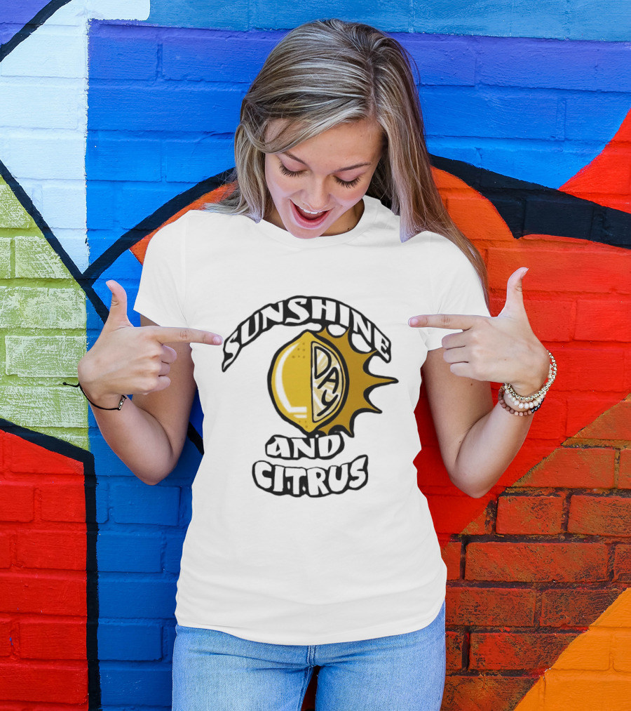 Sunshine Day And Citrus Sun Summer Lemon T-Shirt
