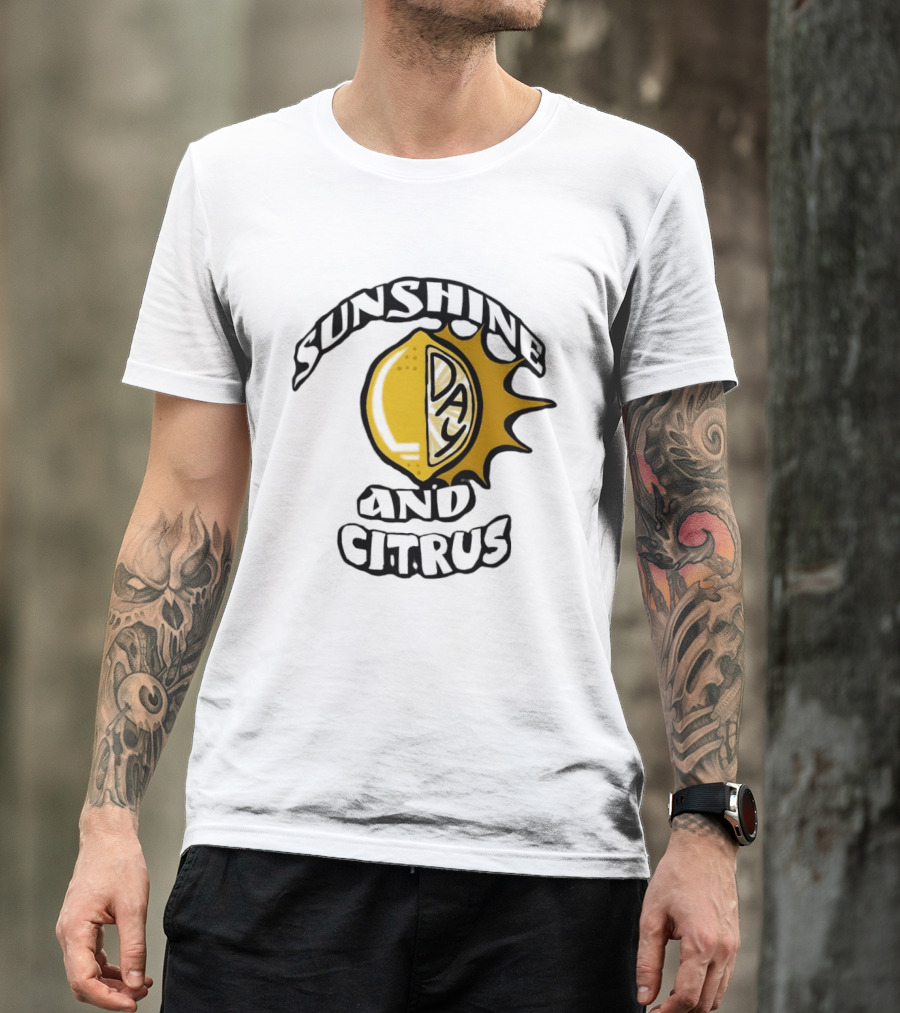 Sunshine Day And Citrus Sun Summer Lemon T-Shirt