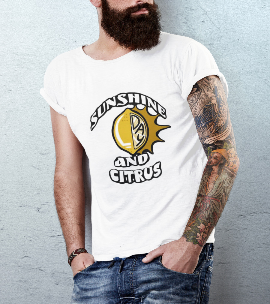 Sunshine Day And Citrus Sun Summer Lemon T-Shirt