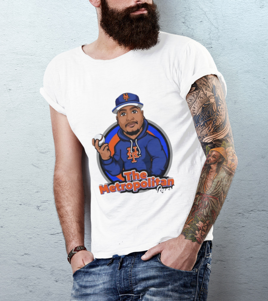 The Metropolitan Report New York Mets Baseball Fan T-Shirt