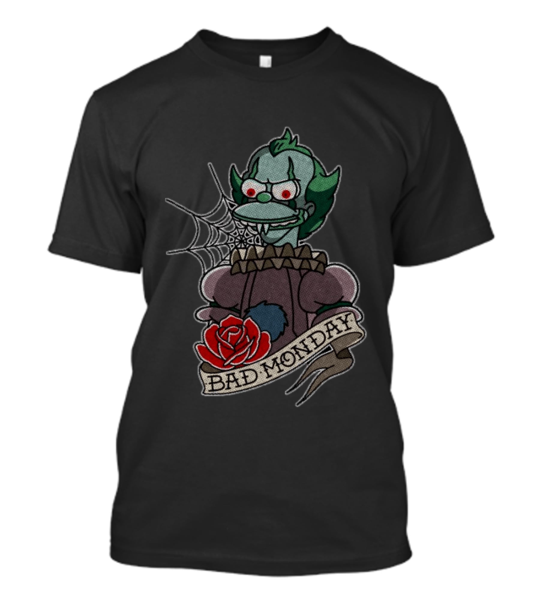 Bad Monday Krusto Spider Clown Rose T-Shirt
