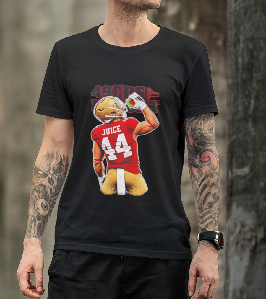San Francisco 49ers Kyle Juszczyk Juice 44 Legend T-Shirt