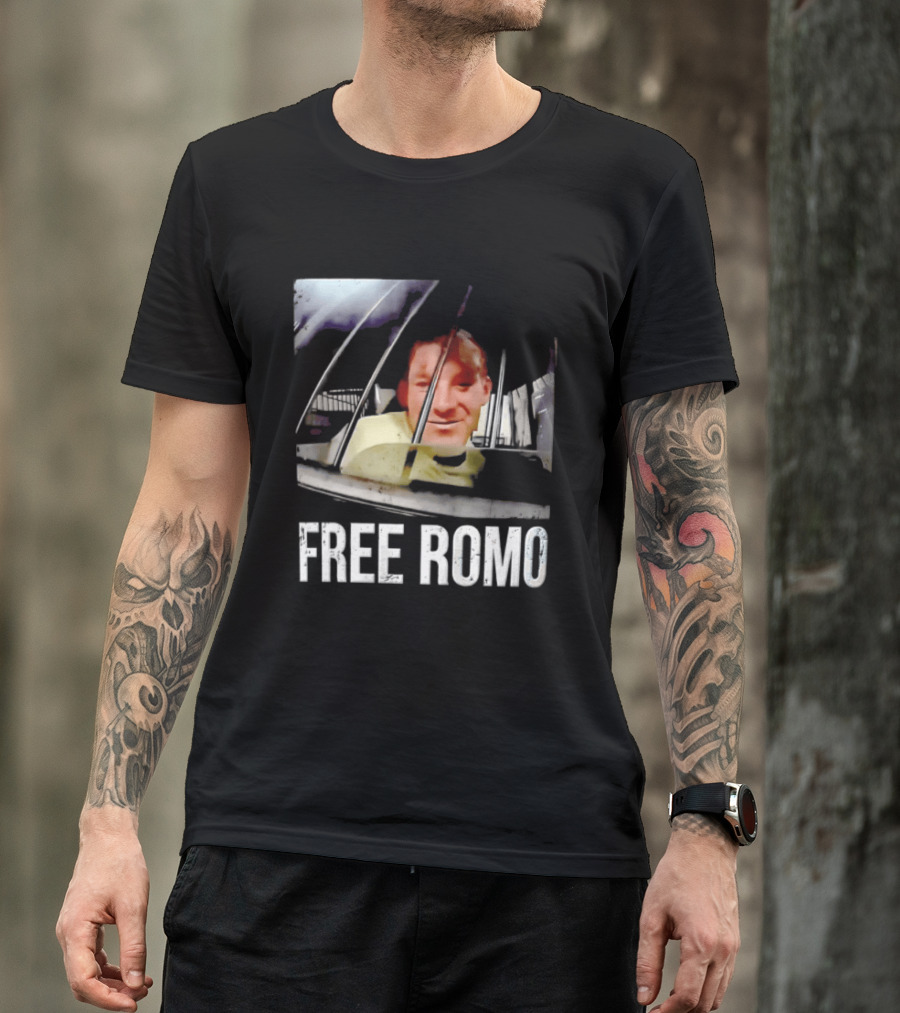 FREE ROMO Football Quarterback Prison Bars T-Shirt