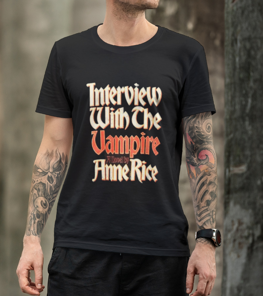 Interview With The Vampire Novel Anne Rice First Edition T-Shirt