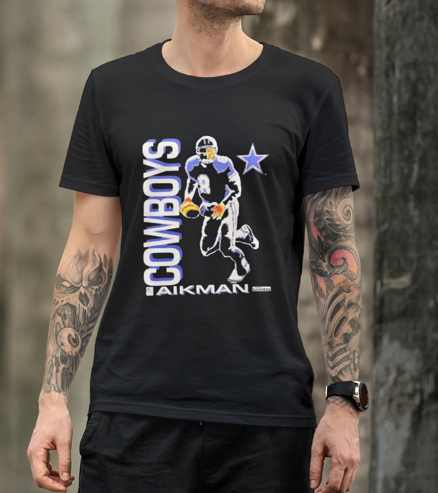 Cowboys Aikman 8 Dallas Star Gameday T-Shirt
