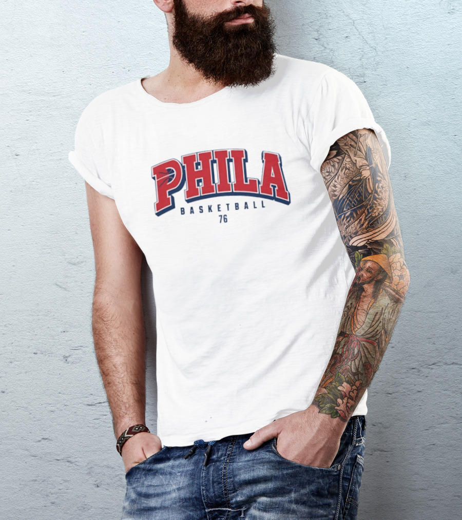 PHILA Basketball 76ers Retro Sports T-Shirt