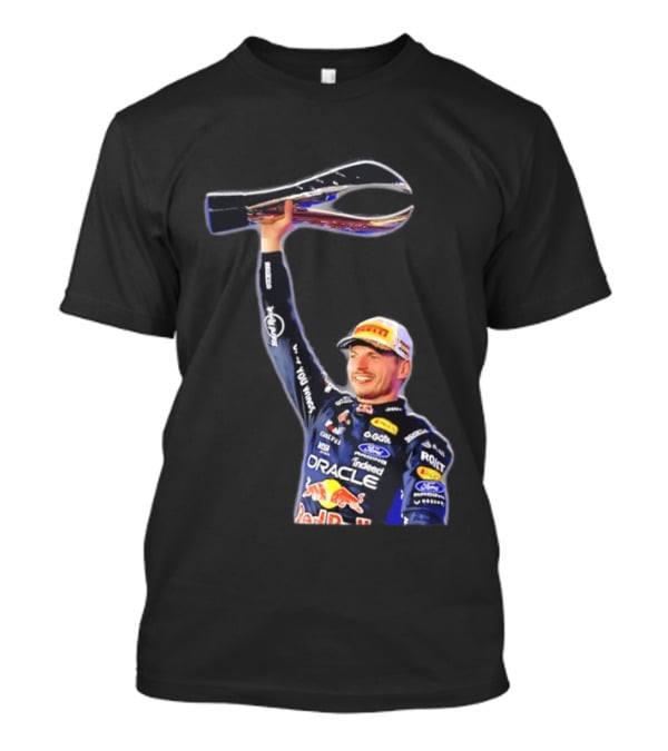 Max Verstappen Oracle Red Bull Racing 2026 Champion Trophy Celebration T-Shirt