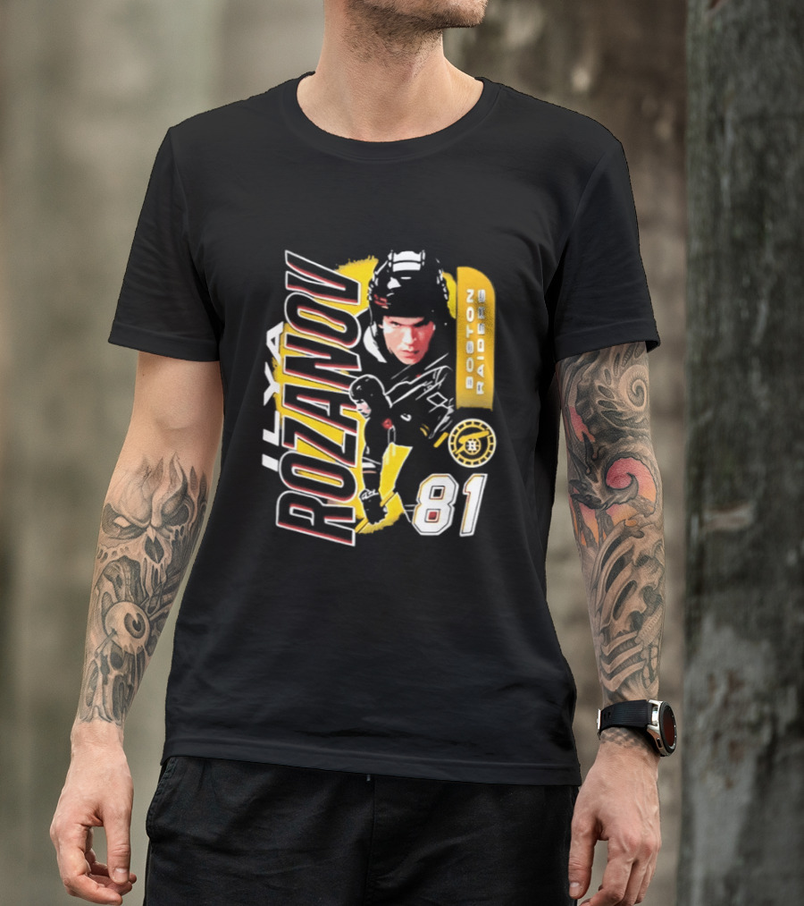 Rozanov Boston Raiders Hockey 81 T-Shirt