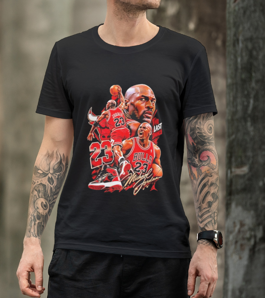 Michael Jordan Chicago Bulls 23 The Last Dance Bootleg T-Shirt