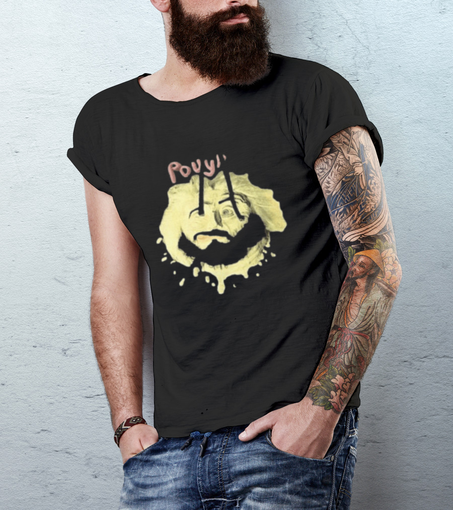 Pouya Clay Melted Smiley Face T-Shirt