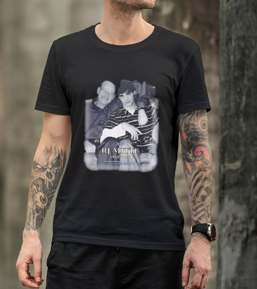 RIP RJ Mitte 1992 2026 Forever Remembered Breaking Bad Memorial T-Shirt
