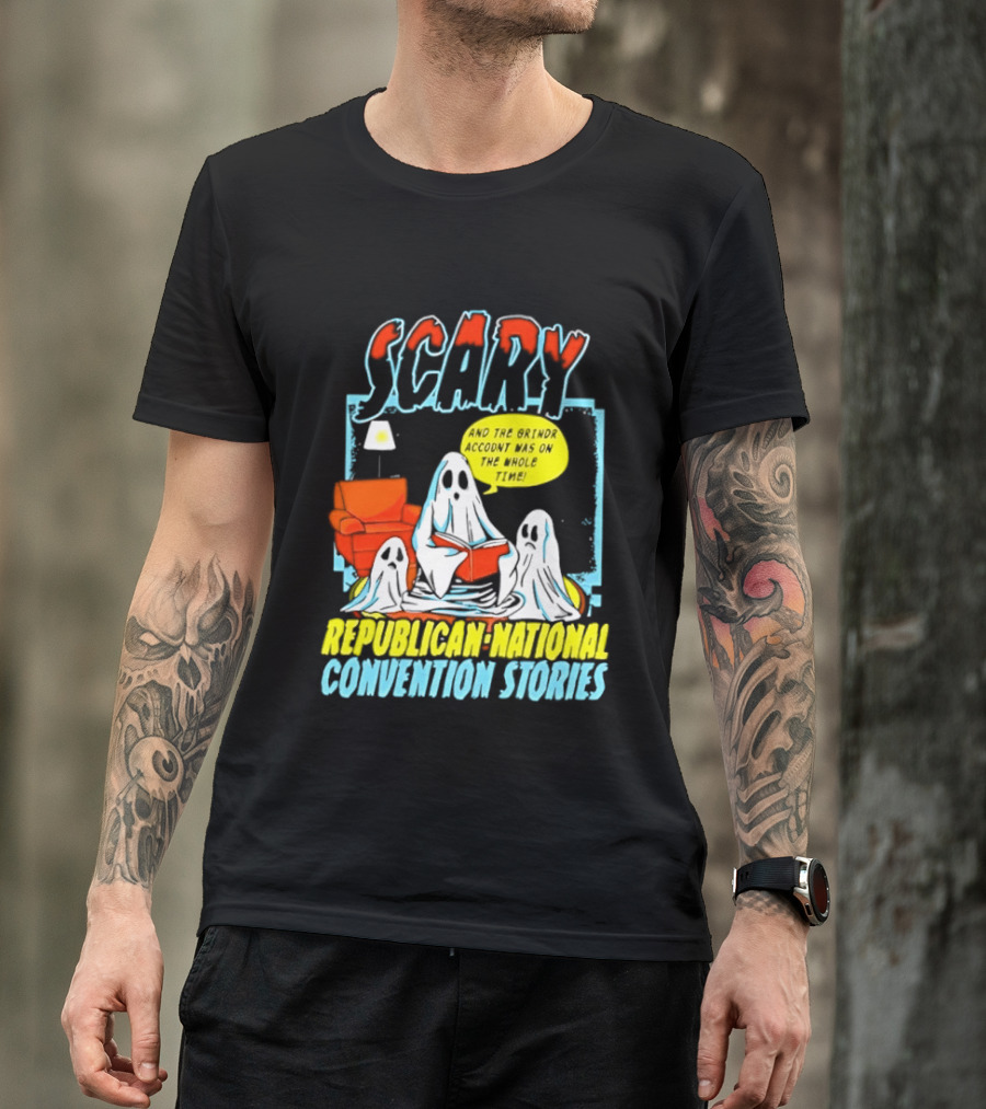 Scary Republican National Convention Stories Ghosts Reading Tales T-Shirt