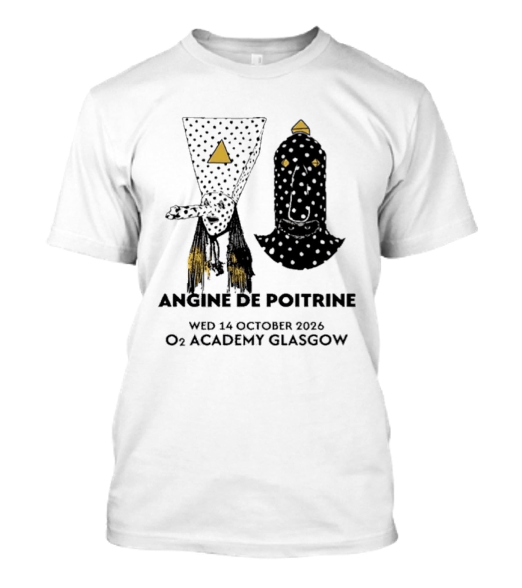 Angine De Poitrine O2 Academy Glasgow October 14 2026 T-Shirt