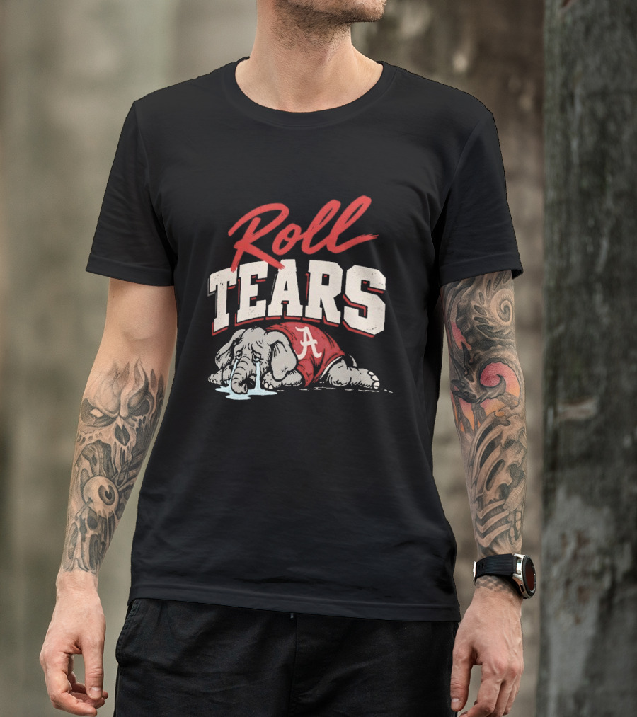 Alabama Crimson Tide Roll Tears Elephant T-Shirt