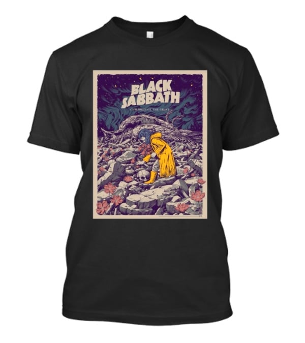 Black Sabbath Children Of The Grave October 15 2026 Event Art Nightmare Scene T-Shirt
