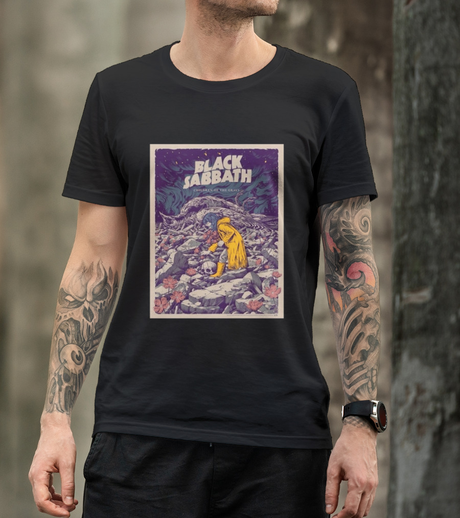 Black Sabbath Children Of The Grave October 15 2026 Event Art Nightmare Scene T-Shirt