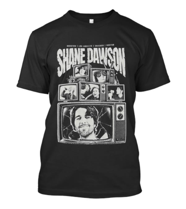 Shane Dawson 2026 Tour Retro TV Collage T-Shirt
