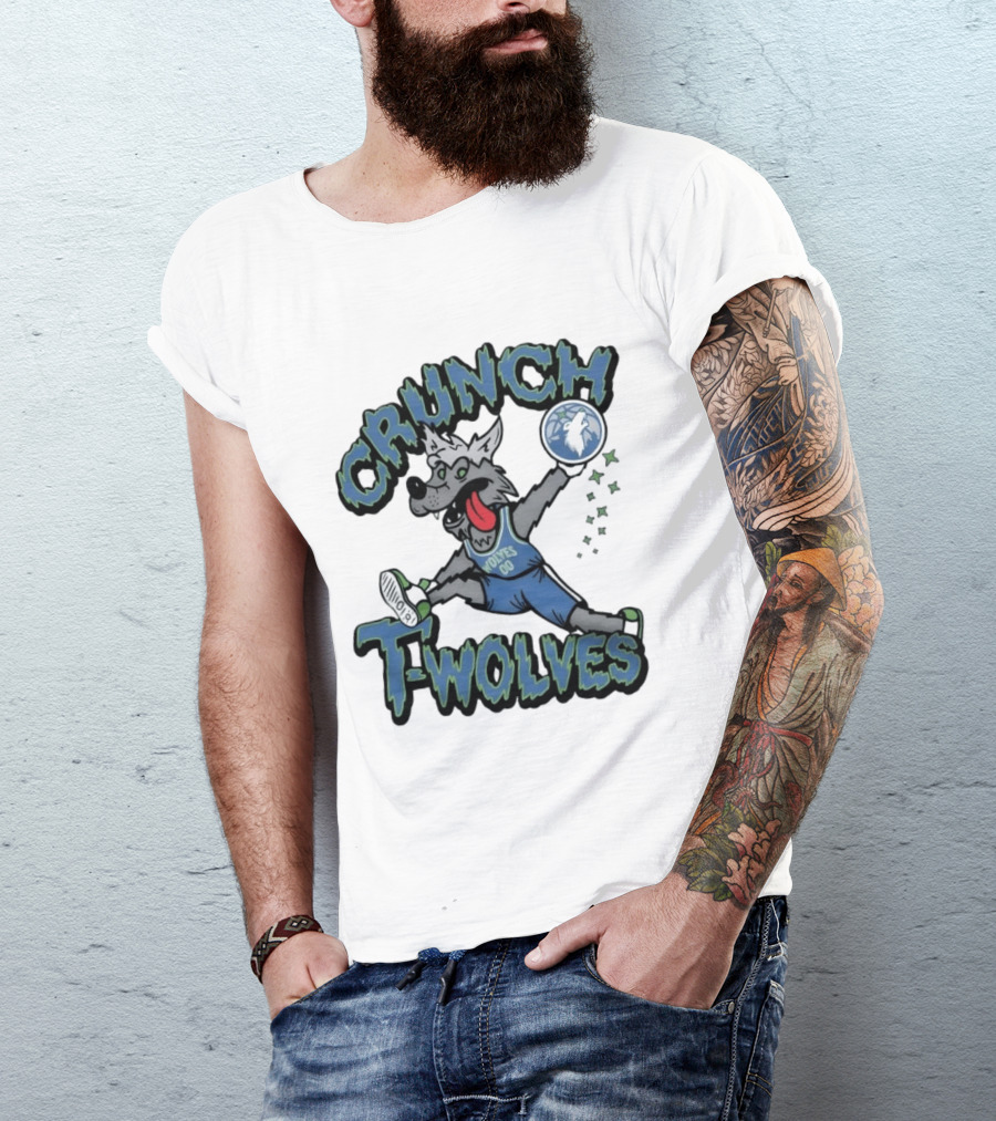 Crunch Wolves Wolves 00 Basketball T-Shirt
