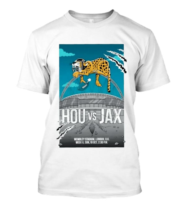 HOU Vs JAX Wembley Stadium London Week 6 Sun 18 Oct 2:30 PM T-Shirt