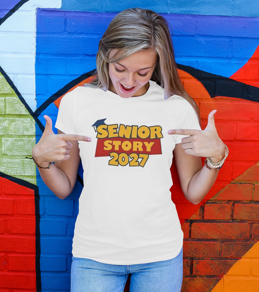 Senior Story 2027 Graduation Theme Inspired By Toy Story T-Shirt