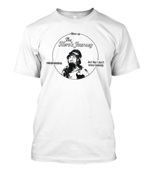 The Hero's Journey Blow Up Hanuman Act Like I Don't Know Nobody Meme T-Shirt