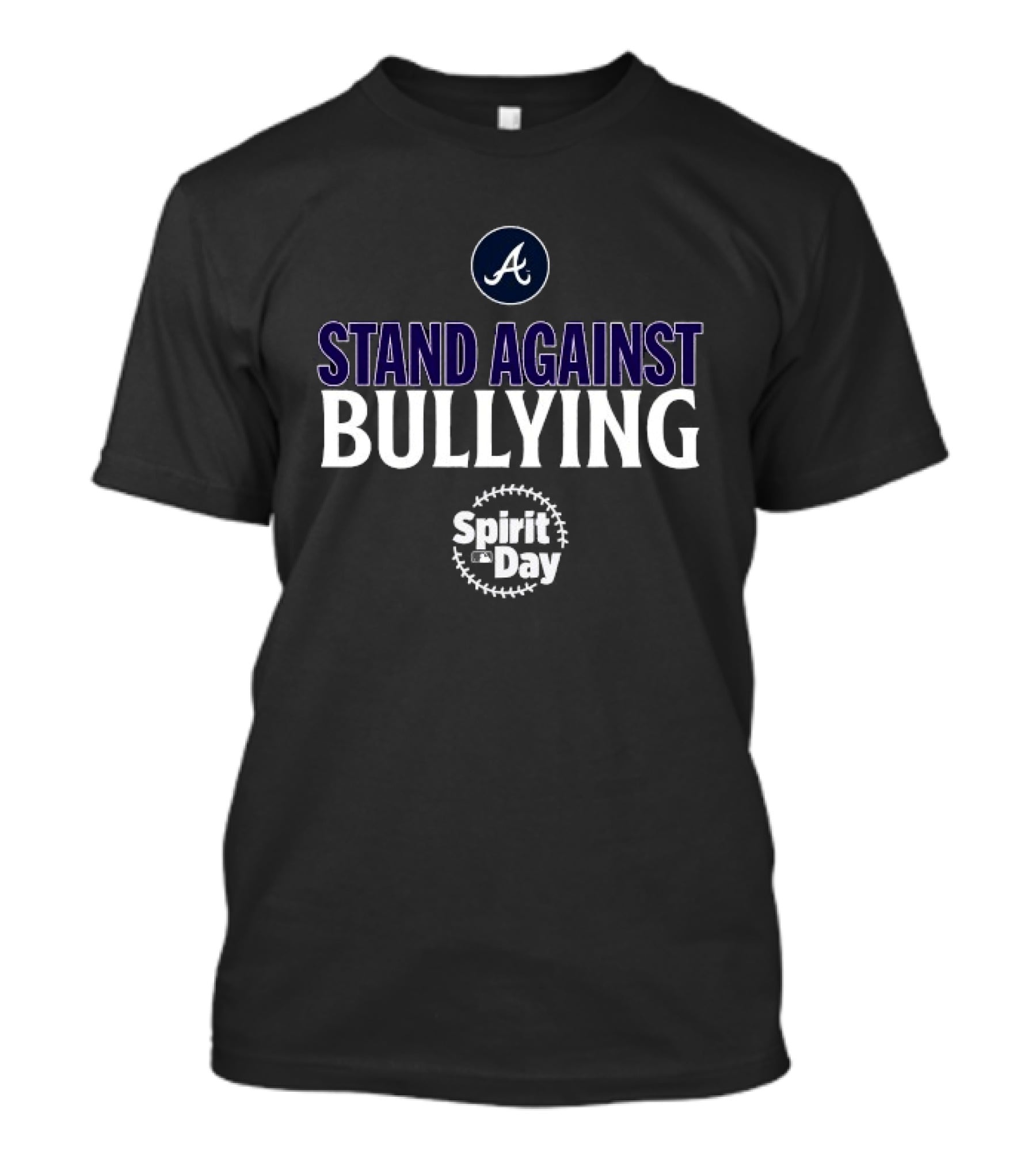 Atlanta Braves A Stand Against Bullying MLB Spirit Day T-Shirt