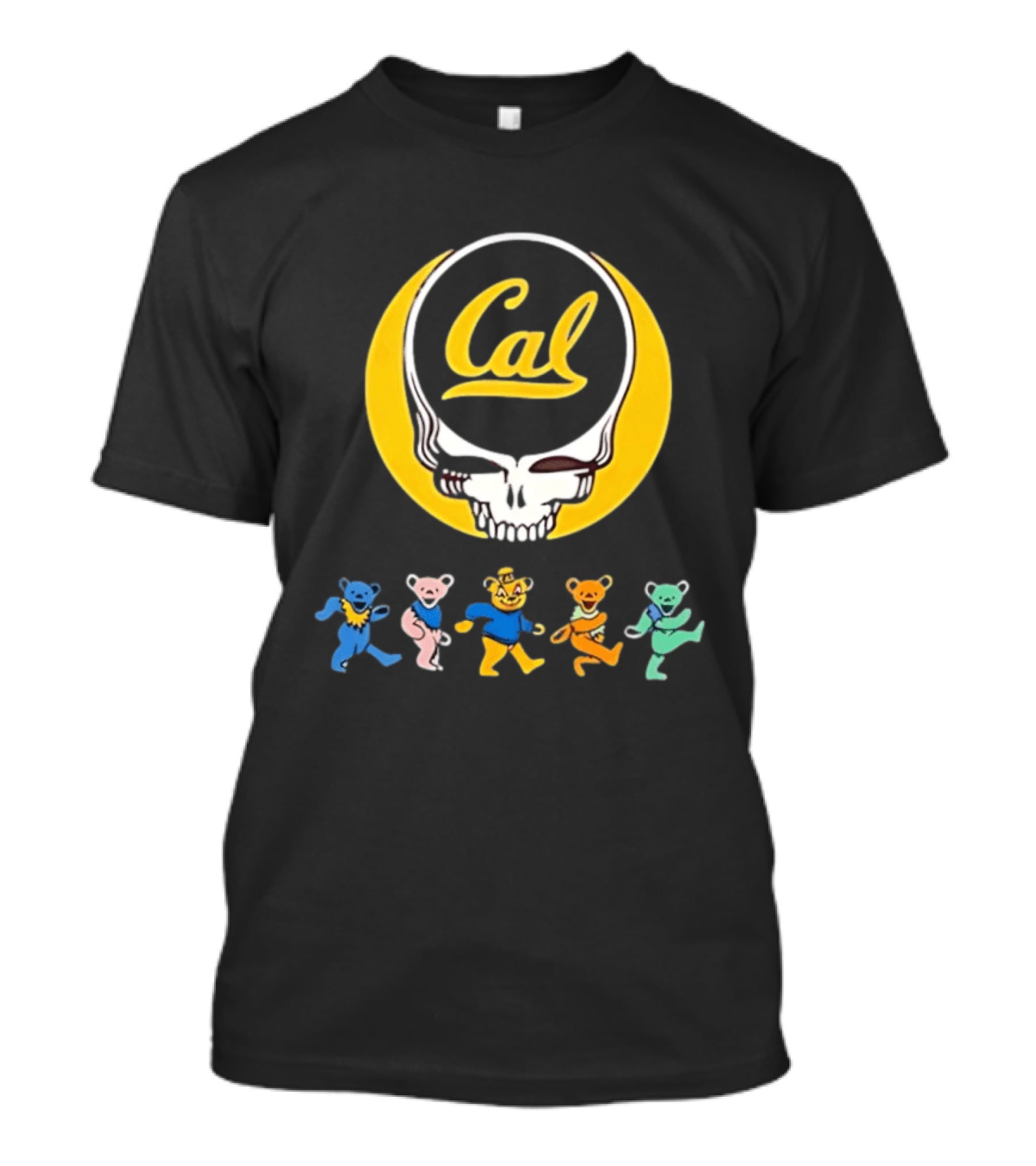 Cal Golden Bears Grateful Dead Steal Your Face Dancing Bears 2026 T-Shirt