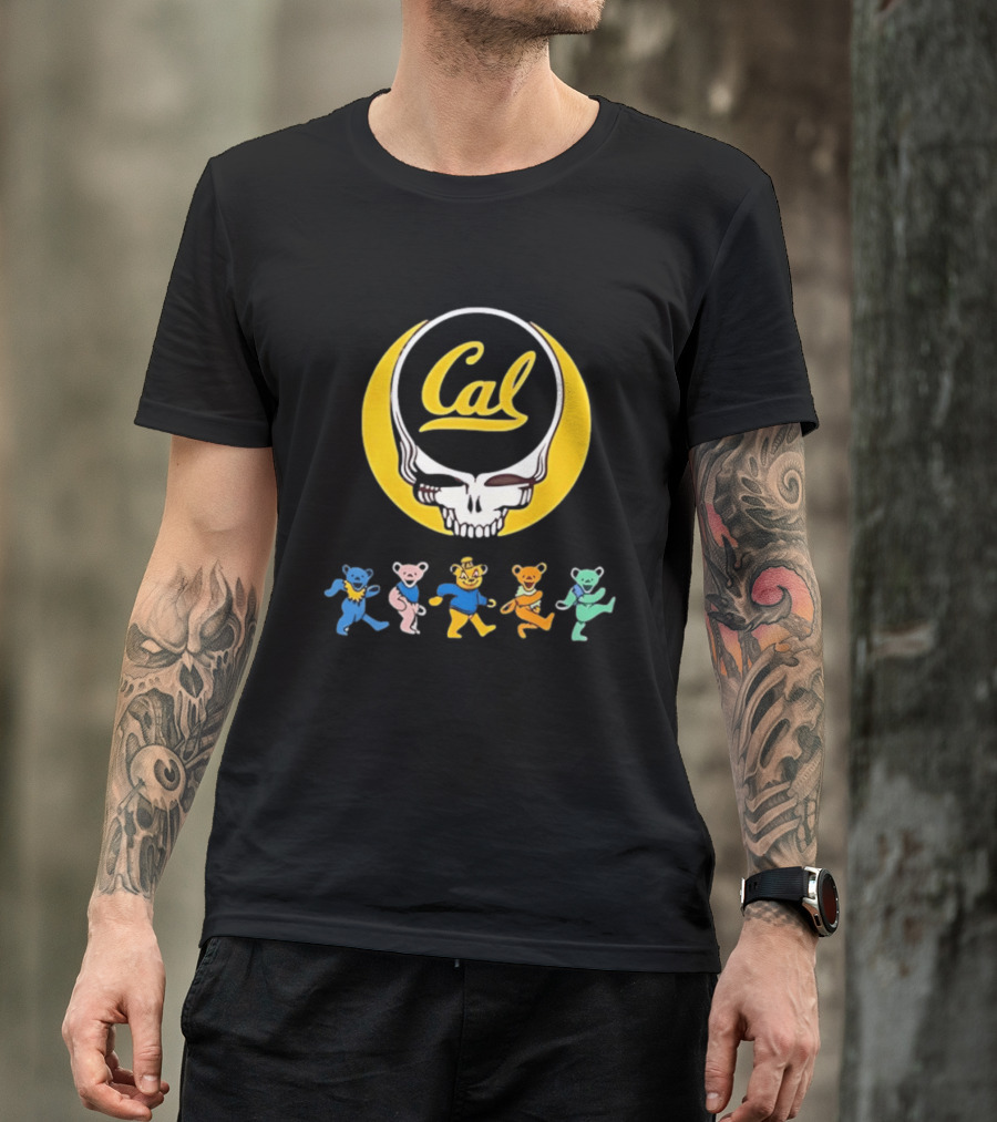 Cal Golden Bears Grateful Dead Steal Your Face Dancing Bears 2026 T-Shirt
