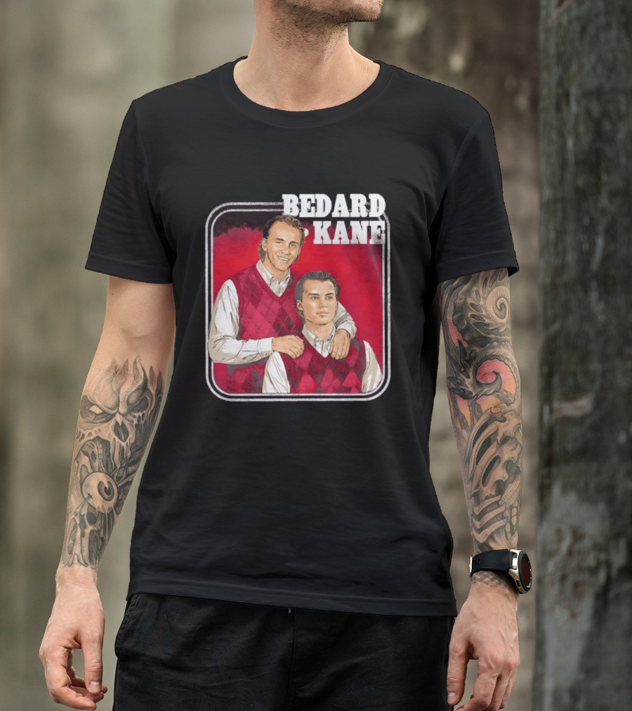 Connor Bedard Patrick Kane Chicago Step Brothers Hockey T-Shirt