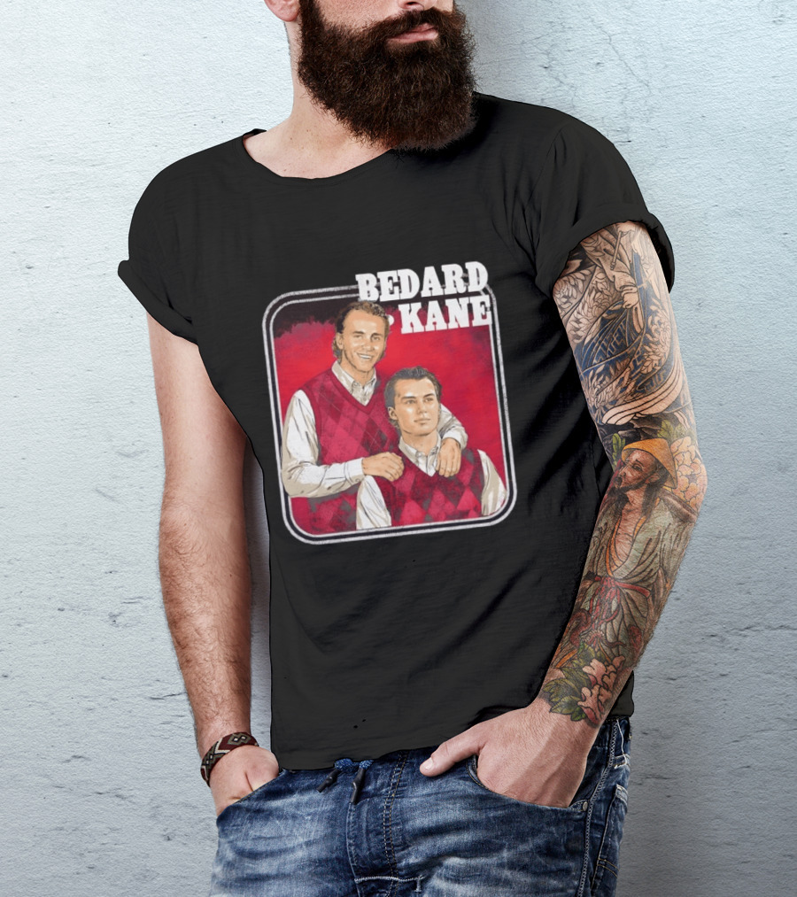 Connor Bedard Patrick Kane Chicago Step Brothers Hockey T-Shirt