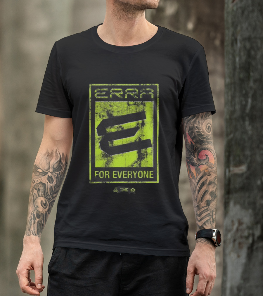 Erra For Everyone Grunge E Xbox Gaming T-Shirt