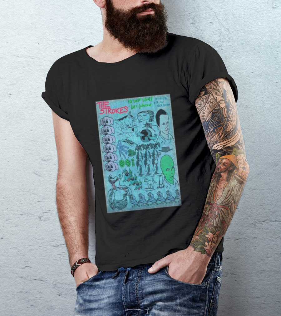 The Strokes Uber Arena Berlin Germany October 15 2026 T-Shirt