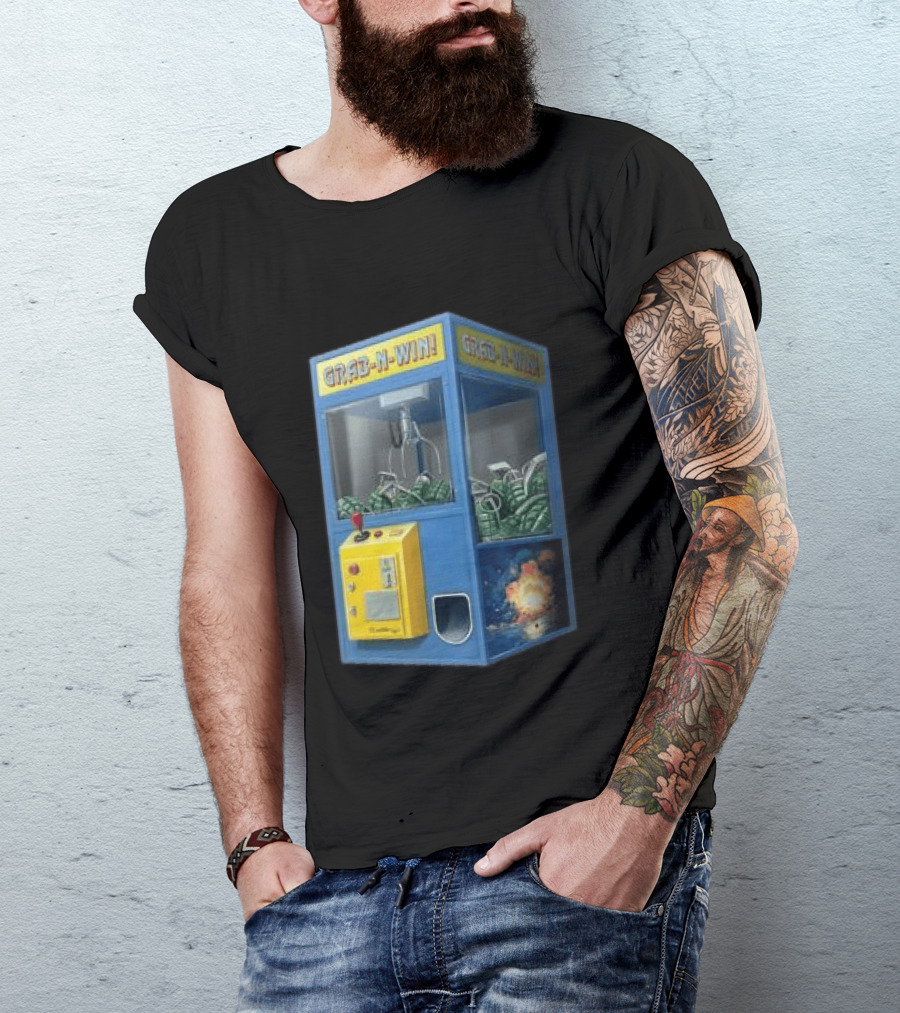 The Wynwood Walls Store Grab N Win Leon Keer Claw Machine Explosion T-Shirt