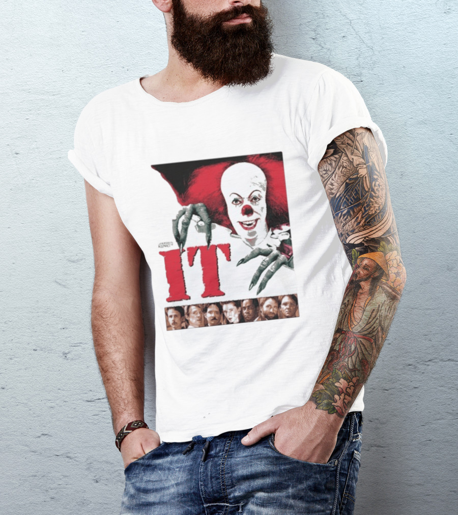 IT Eternal Grin Pennywise Creepy Clown Horror Movie T-Shirt