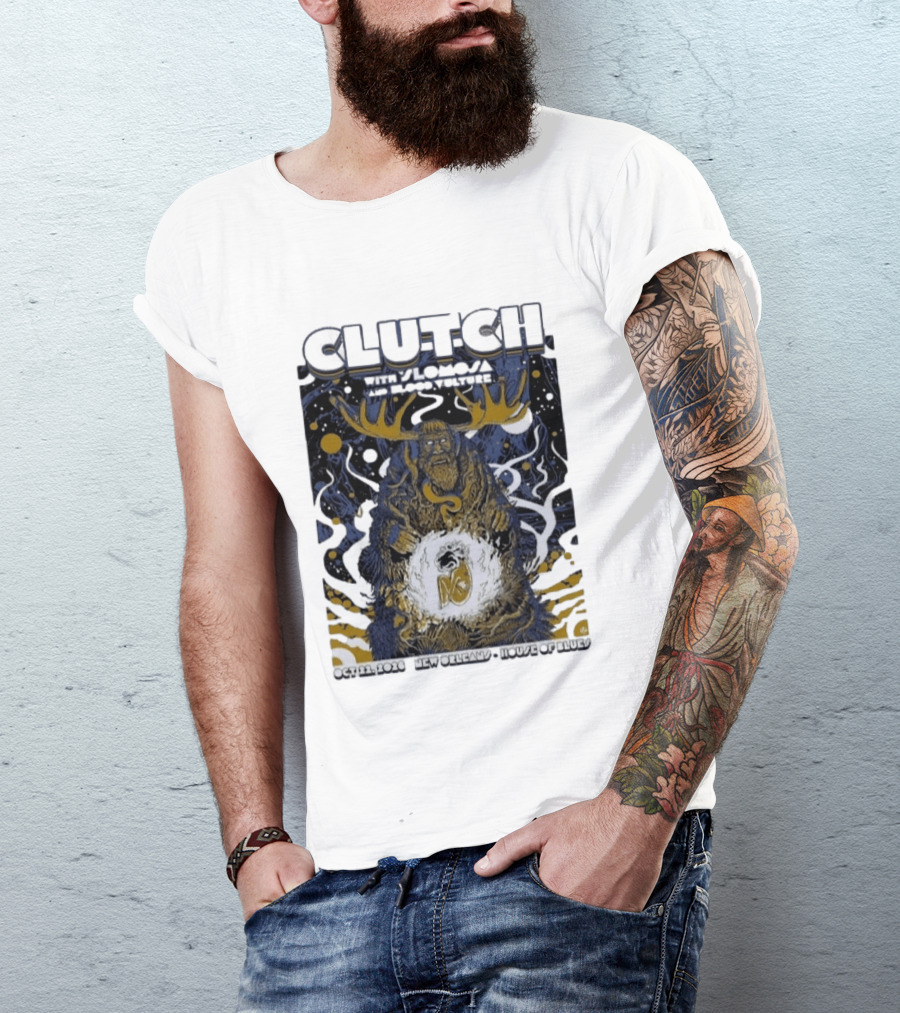 Clutch The Lobo Event New Orleans House Of Blues October 2026 T-Shirt