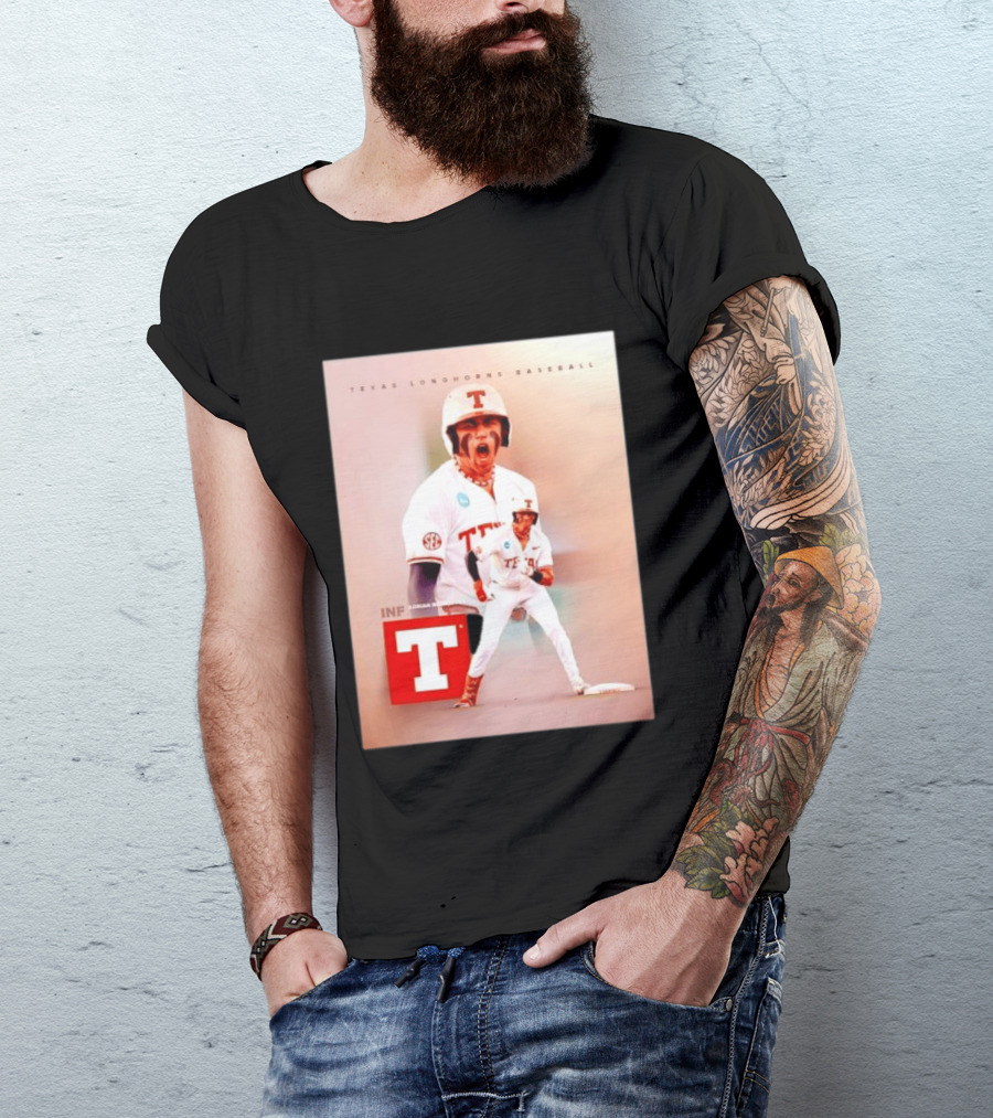 Adrian Rodriguez INF Texas Longhorns Baseball Team T-Shirt