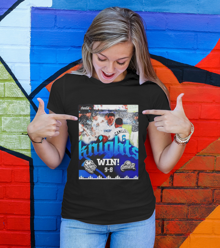 Knights Win 9 8 Against Comets Baseball Celebration T-Shirt